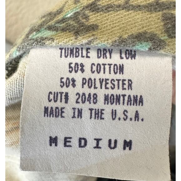 Vintage 1990s Mens Camo Pants Medium made in USA - Picture 7 of 8